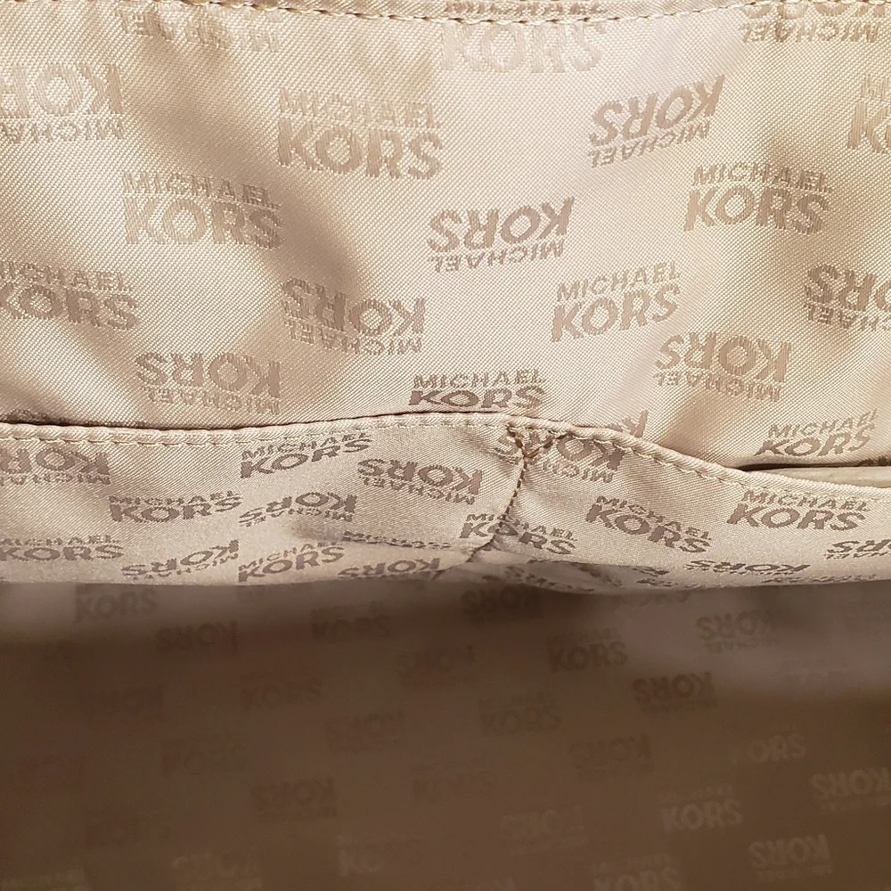 MICHAEL Michael Kors Hudson Large Satchel Coffee Leather/Suede - Picture 9 of 9